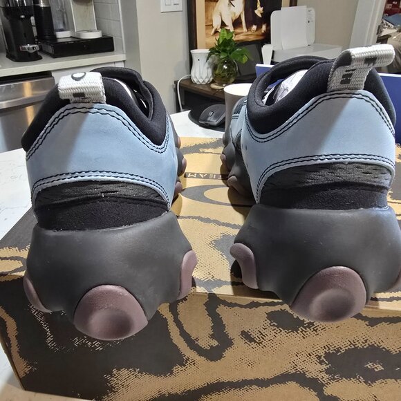 Oakley Factory Team Flesh X BRAIN DEAD Sandal Blue Black Trainer MENS 10 NEW - Picture 4 of 12